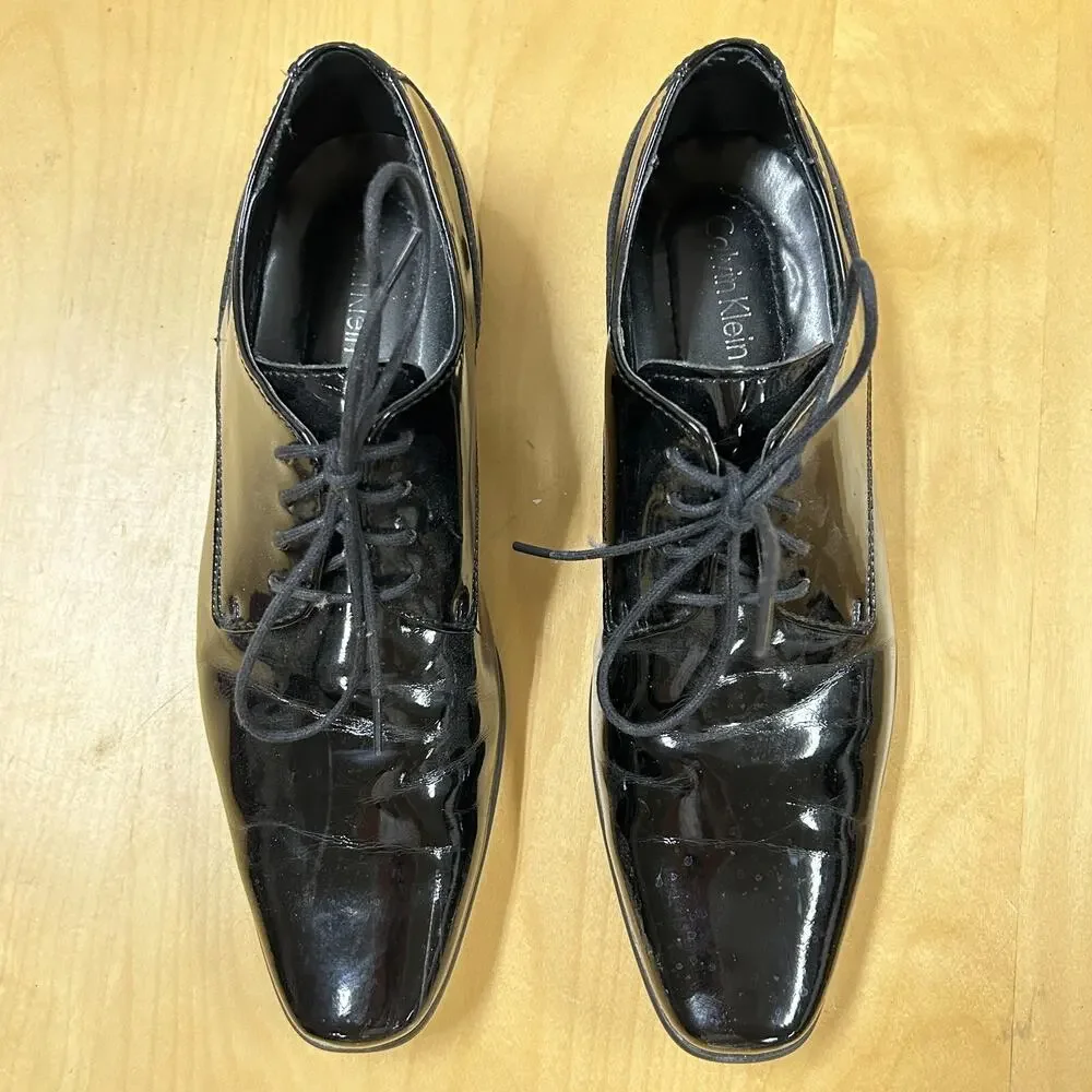 Calvin Klein Brodie Dress Shoes Black Men's Size 7.5 M